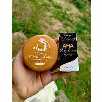 (COD)Lotion TA Glowing dan serum aha TA Glowing (BPOM)