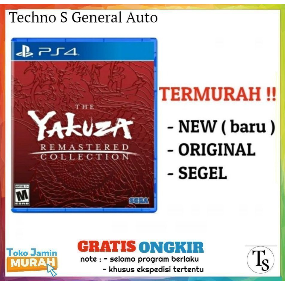 PS4 Yakuza Remastered Collection - Kaset Yakuza Remastered Collection Ps 4