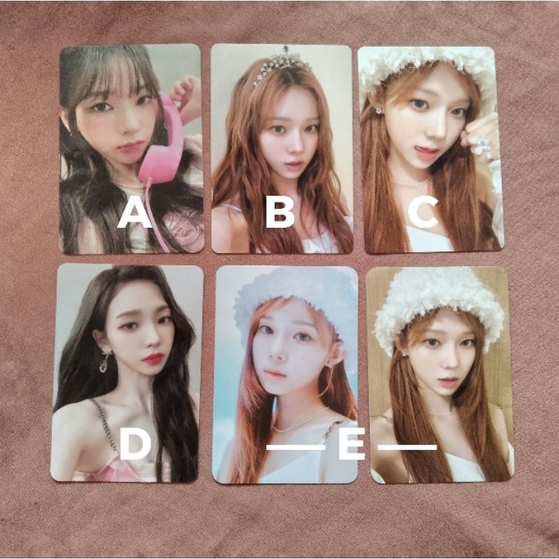 PHOTOCARD OFFCIAL DANIELLE KARINA GISELLE NINGNING AESPA NEWJEANS LIFE TO SHORT PINK CHRISTMAS LTS K