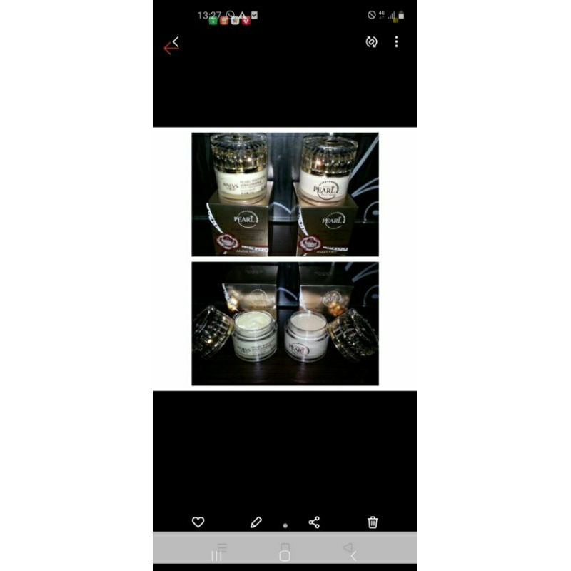 cream pearl whitening pemutih wajah