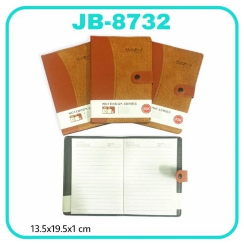 

SJS buku agenda kancing seri A 32K/buku planner/buku kerja-JB 8332