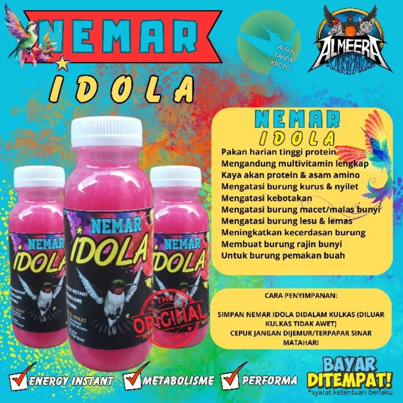 NEMAR IDOLA NEKTAR PENGGACOR BURUNG KICAU NEKTAR