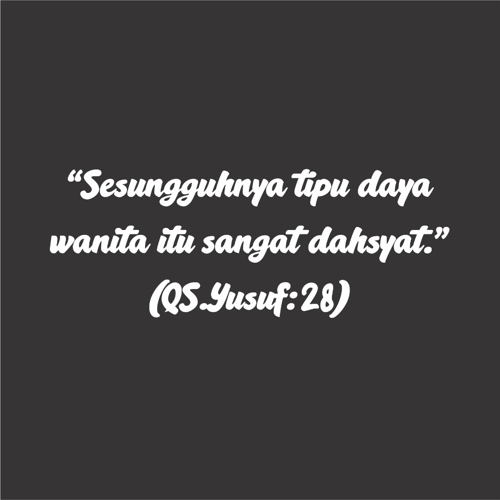 Stiker Motor Tipu Daya Wanita / Stiker Qs Yusuf