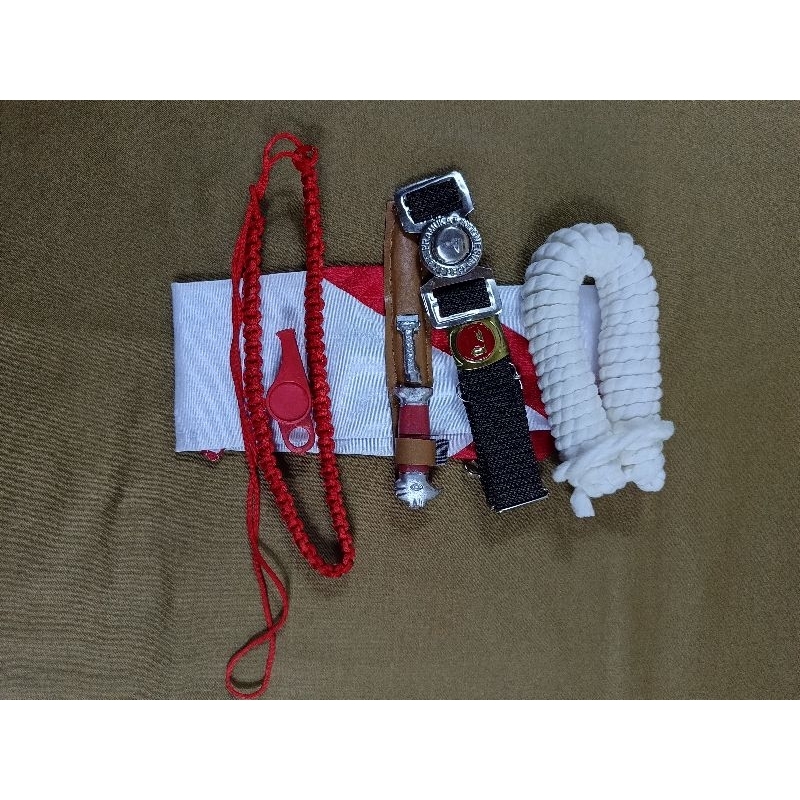 Alat Perlengkapan Pramuka anak SD cewek komplit