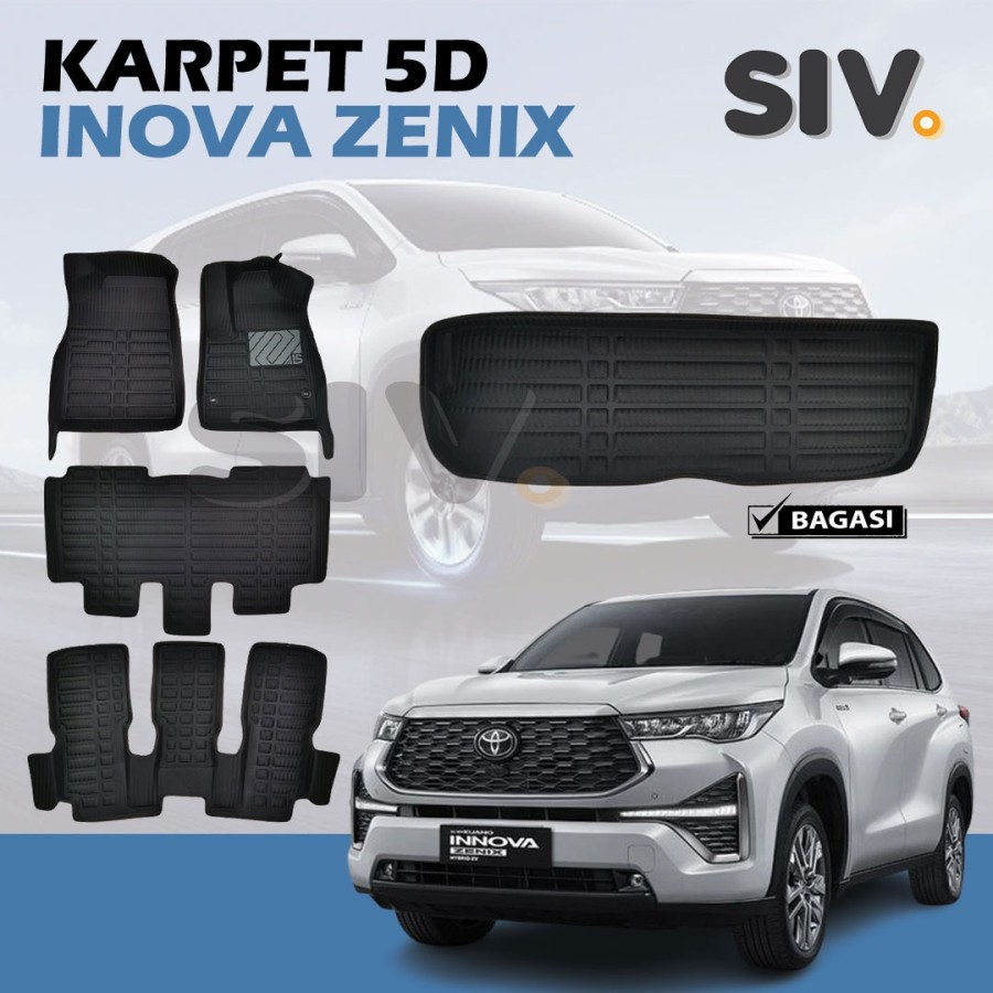 Karpet Mobil 5D/Premium Car Carpet Carbon 5D TY INNOVA ZENIX