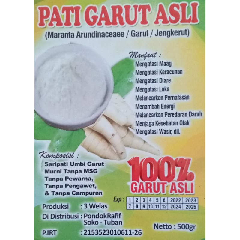 

PATI GARUT/PATI JENGKERUT/