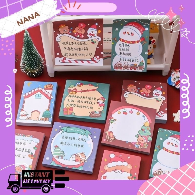 

STICKY NOTE INS NATAL MERRY CHRISTMAS/ MEMO STICKY NOTE 50 LEMBAR MM-N1