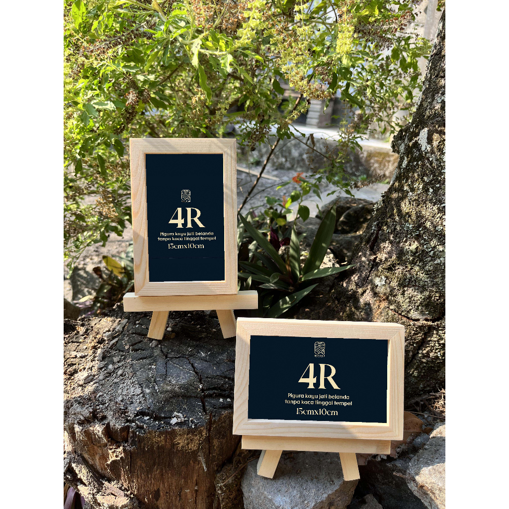 FRAME PIGURA KAYU JATI BELANDA / PINUS 4R 15x10CM