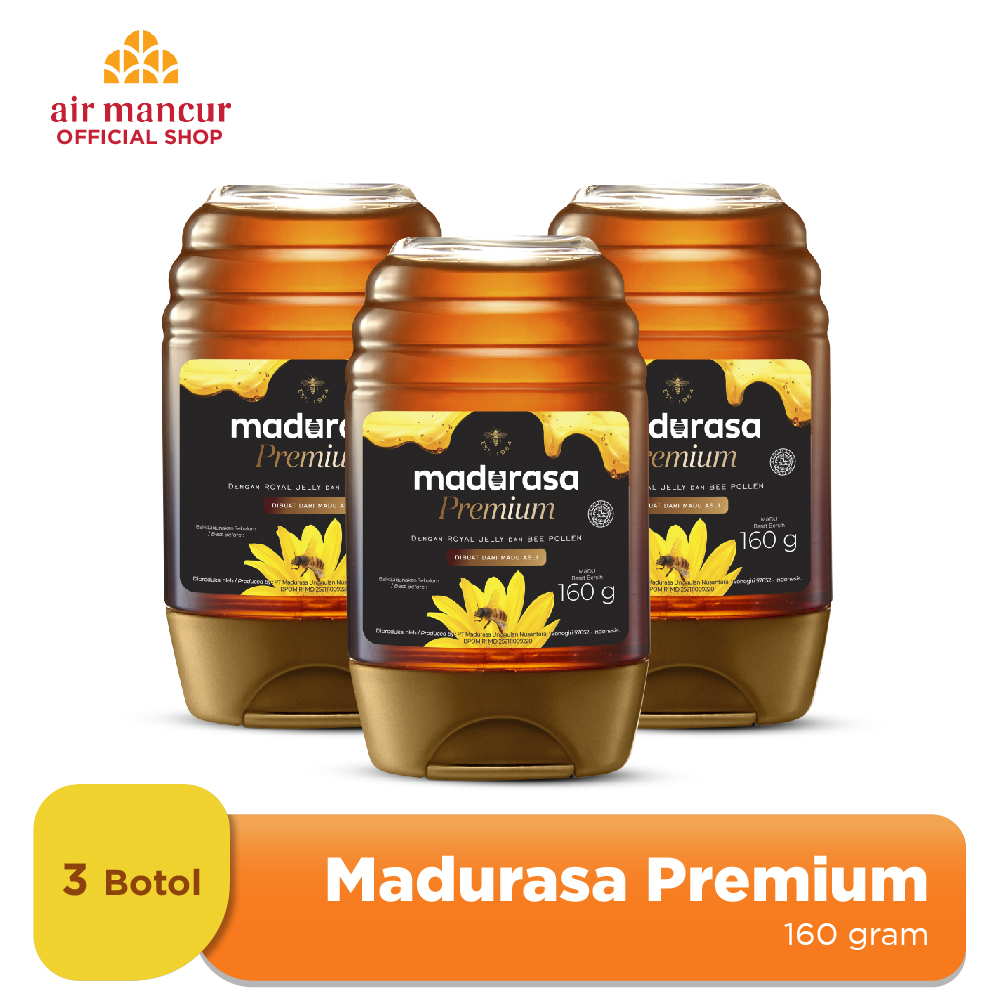 

Madurasa Premium 160gr (3) - Madu Asli Royal Jelly Bee Pollen