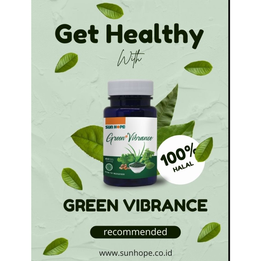 Sunhope Green Vibrance Original / Sunhope Green Vibrance Asli
