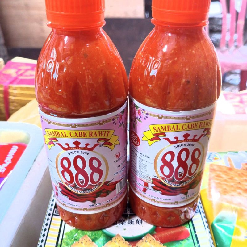 

Sambal Cabe Rawit 888 Khas Kalimatan / Sambel Cabe Rawit Asli 888 / Sambal Pedas Manis / 888 Sambal Pedas Manis