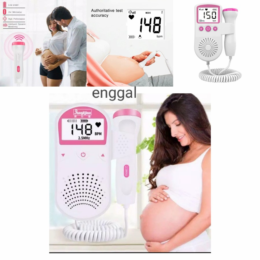 fetal doppler alat deteksi detak jantung bayi janin Doppler digital FETAL DOPPLER PENDETEKSI DETAK J