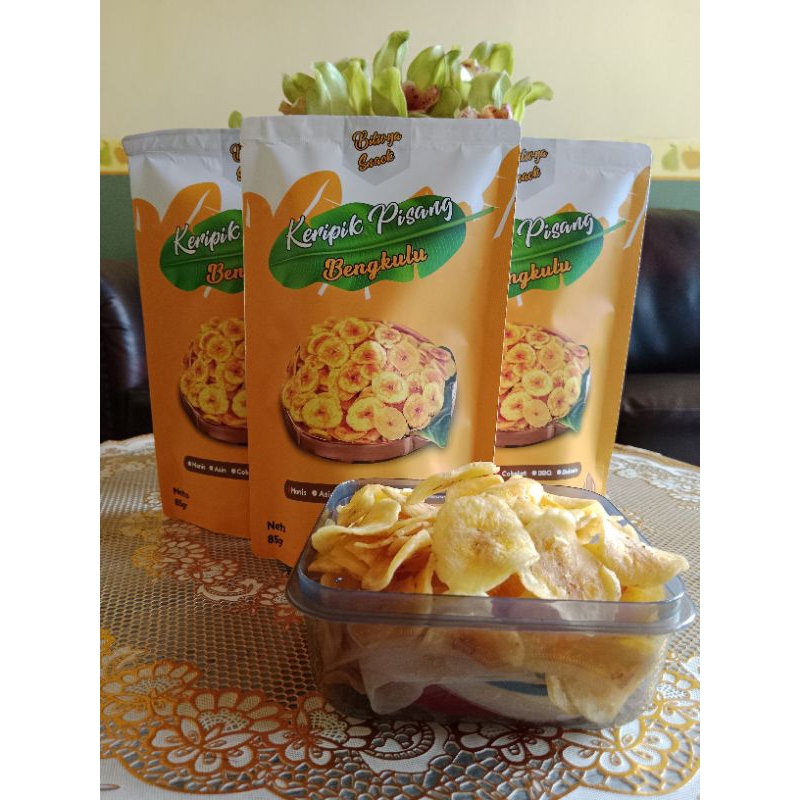 

keripik pisang lembut renyah murah 85gr - Bilivya snack