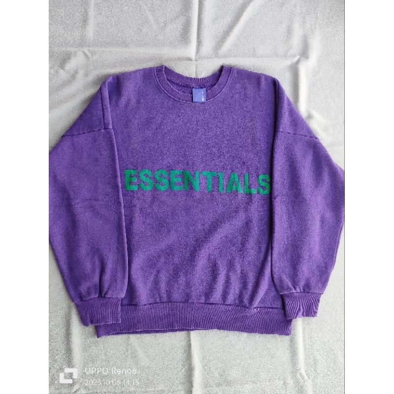 THRIFT SWEATER CREWNECK HOODIE ESSENTIALS | UNGU