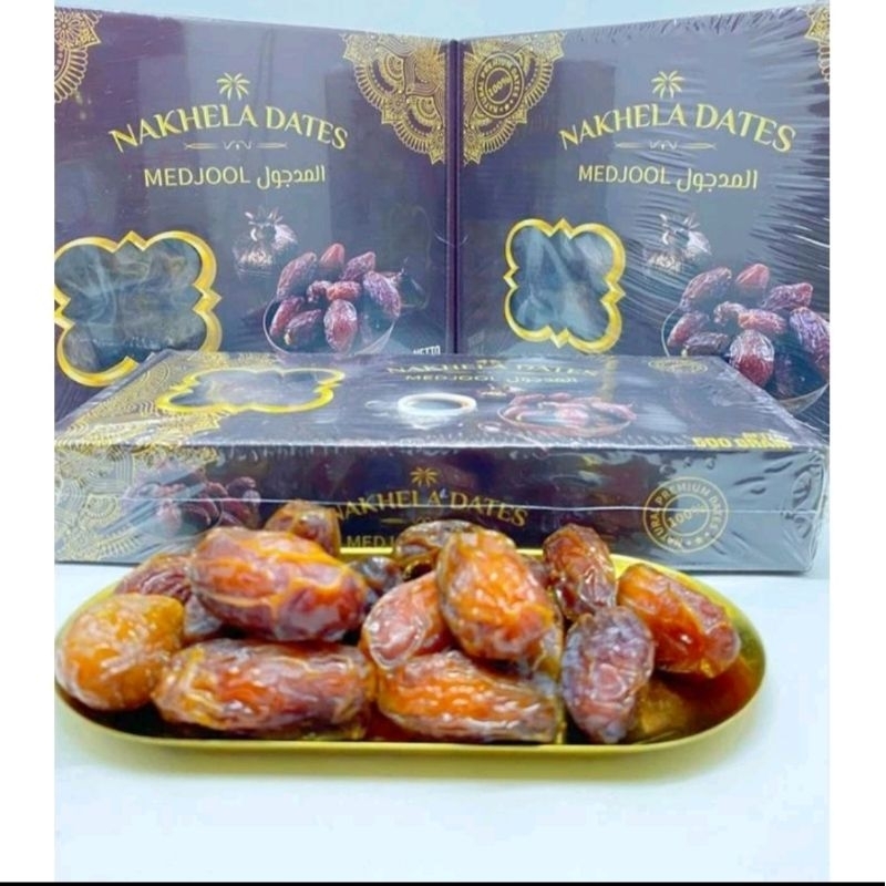 

500 gram Kurma Medjool/Madjol Packing Exclusive Nakhela Dates