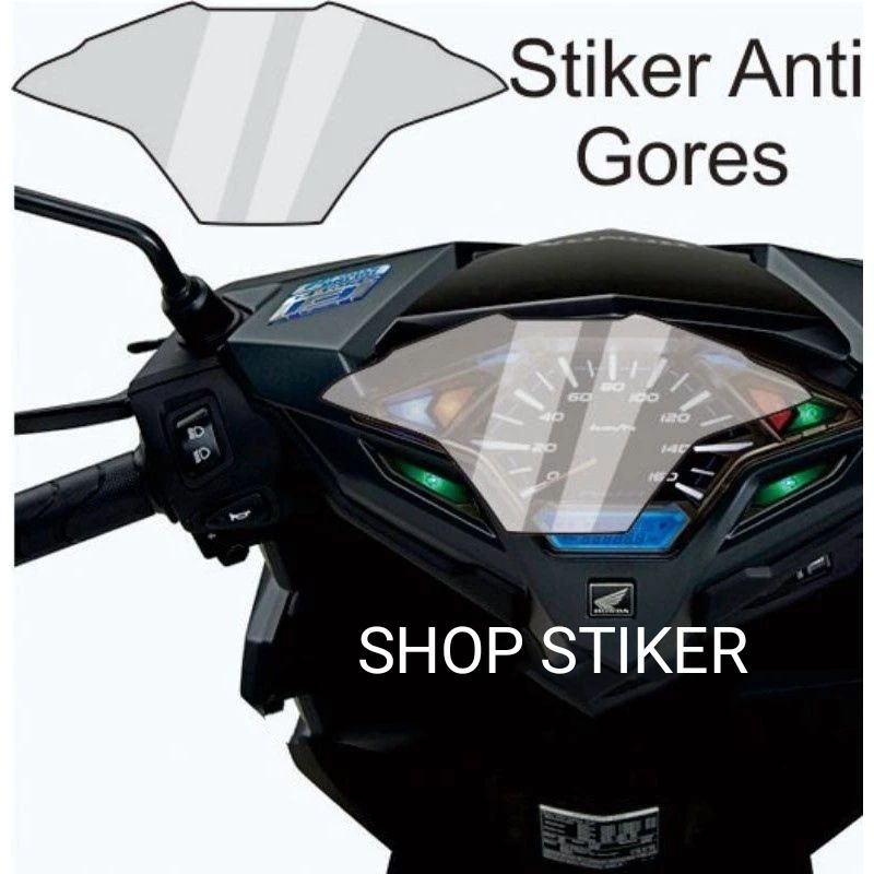 STIKER ANTI GORES SPIDOMETER 125 STICKER SPEEDO METER VARIO 150 LED OLD