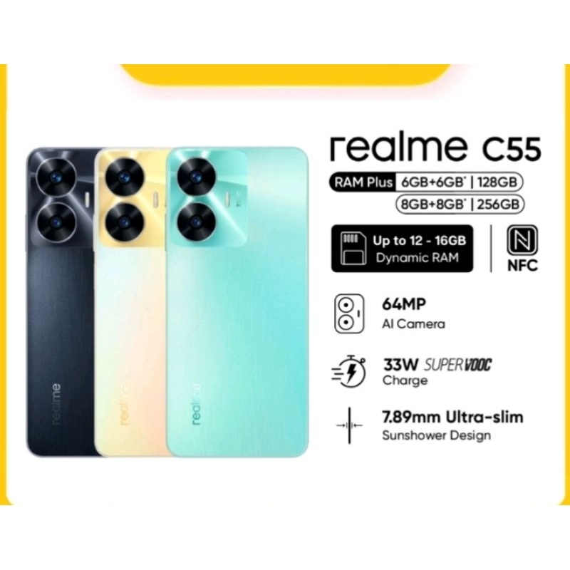 HP REALME C55 6/128GB | 8/256GB