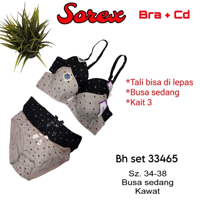 Set Bra+Cd Sorex 33465/bh+cd sorex/set bh+cd sorex
