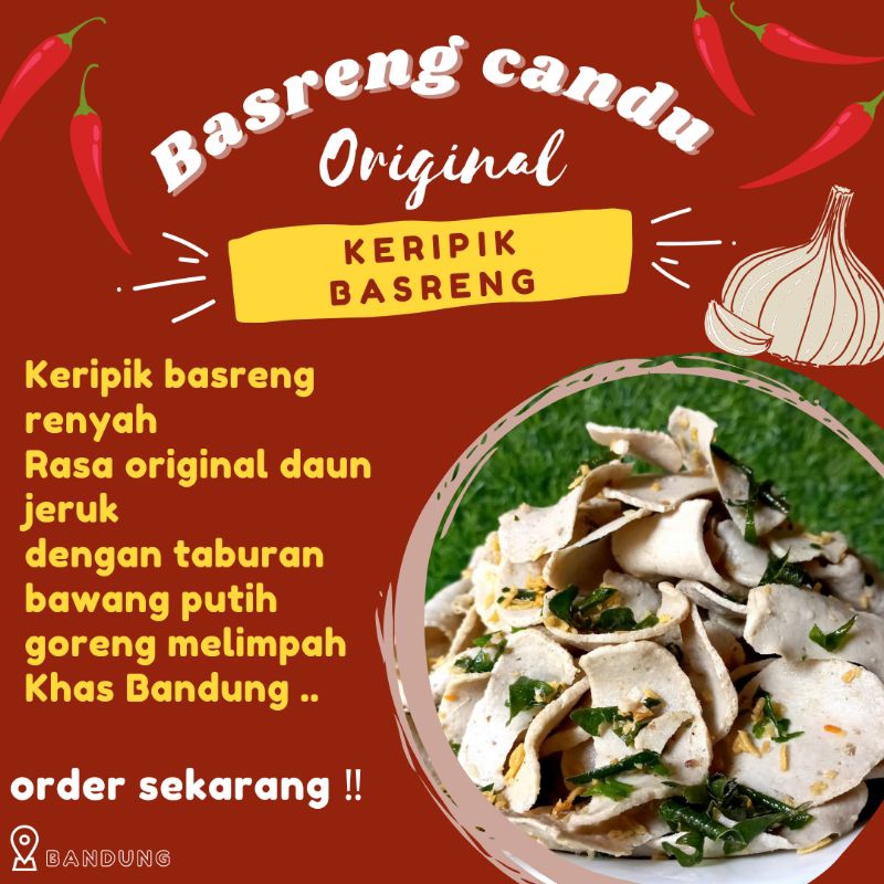 

Kripik Basreng rasa Original