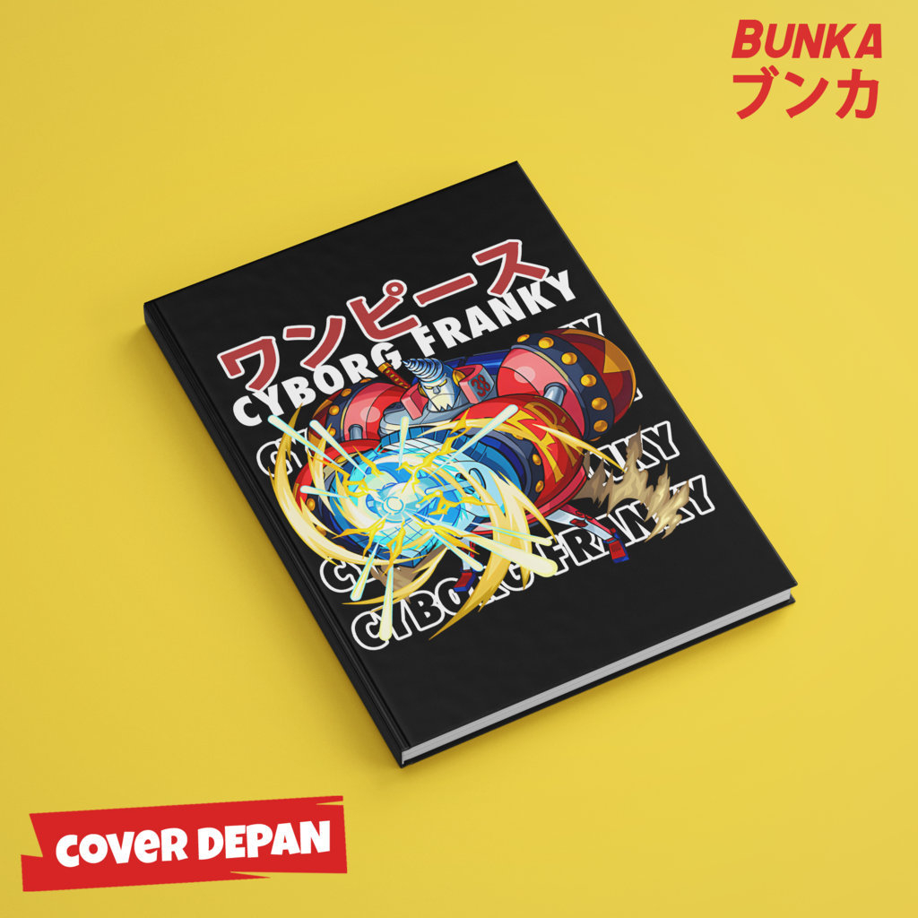 

Note Book Aesthetic Anime One Piece Franky Design Hardcover A5 Buku Tulis Catatan Notes Agenda Planner Jurnal vintage buku catatan story book kado anniversary valentine cowok cewek murah