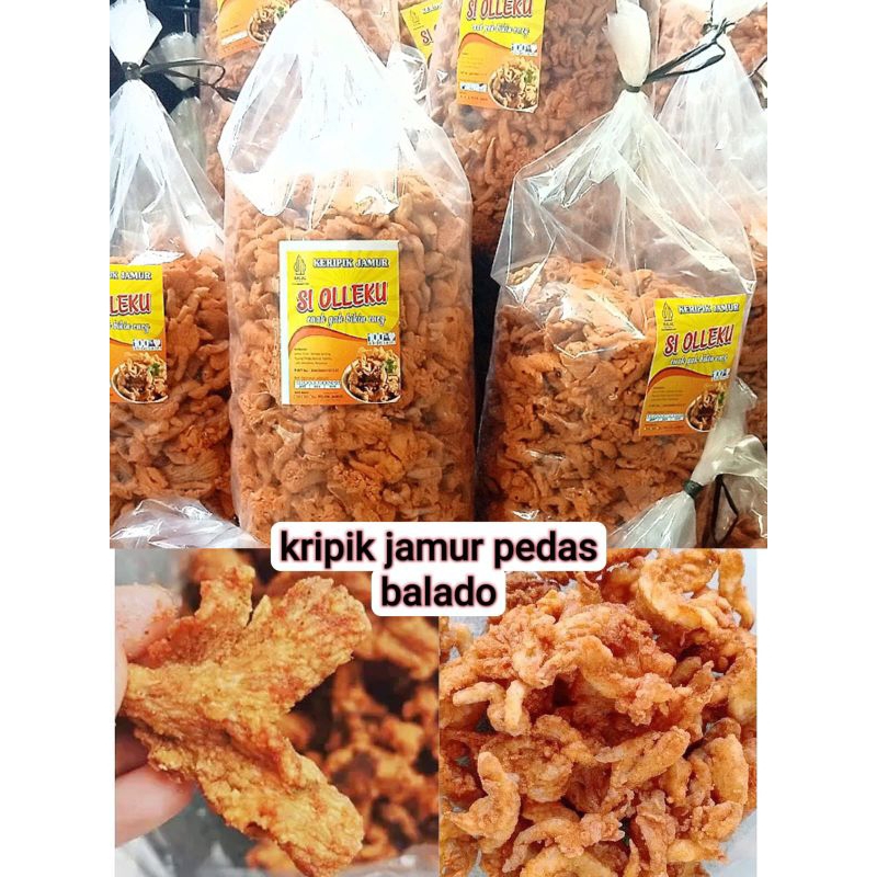 

kripik jamur pedas balado 250gr