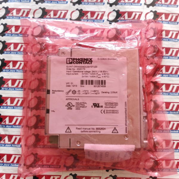 Redundancy QUINT-ORING/24DC/2x10/1x20 PHOENIX CONTACT  Limited