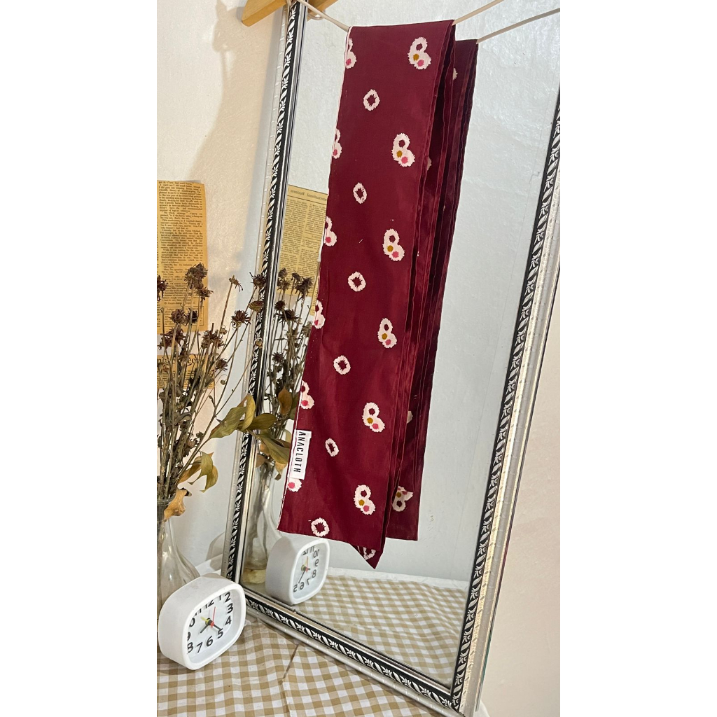 Angkin jawa motif jumputan/ selendang jumputan/syaljumputan