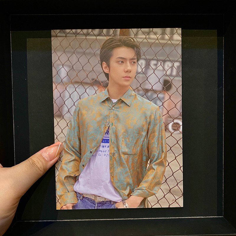 Postcard SEHUN EXO What a Life