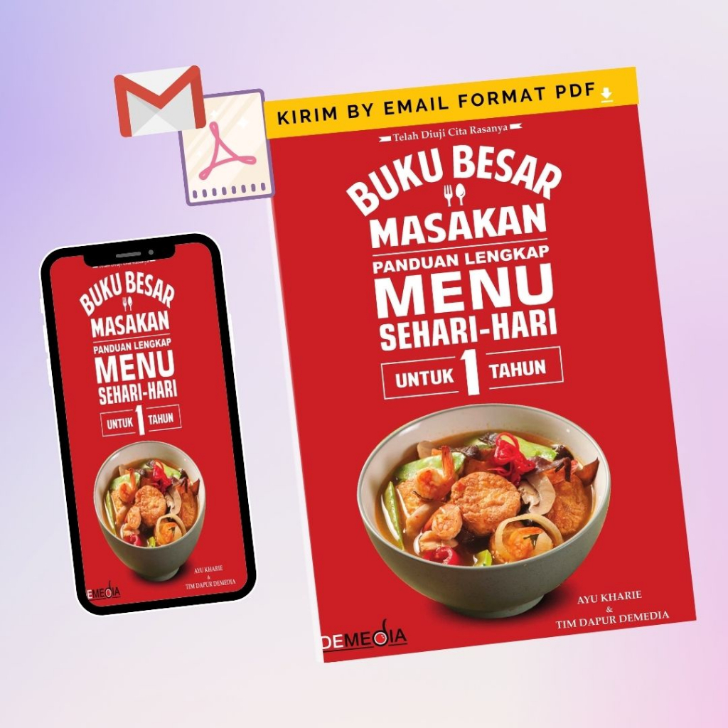 Buku Besar Masakan Panduan Lengkap Menu Sehari Hari Untuk 1 Tahun Rp10.000
