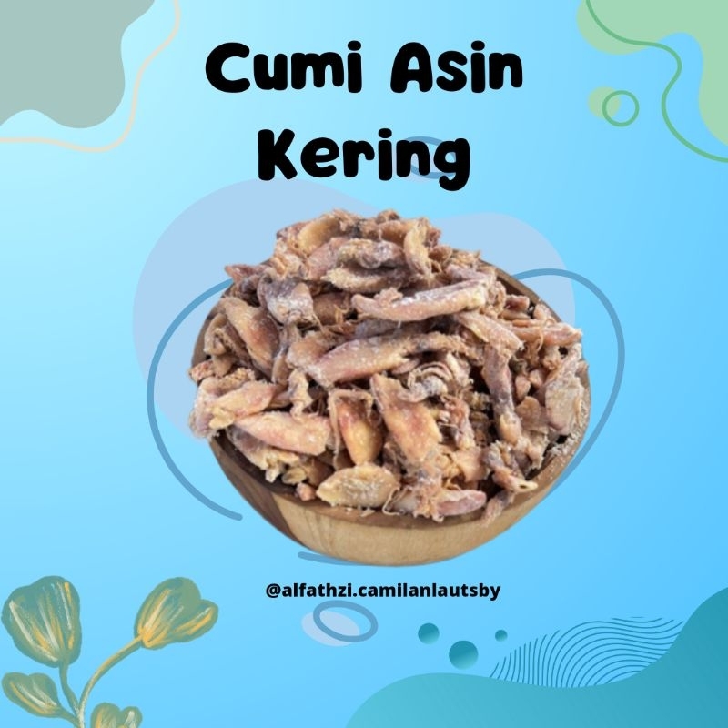 

(Camilan Laut Sby) Cumi Asin Kering 250gr