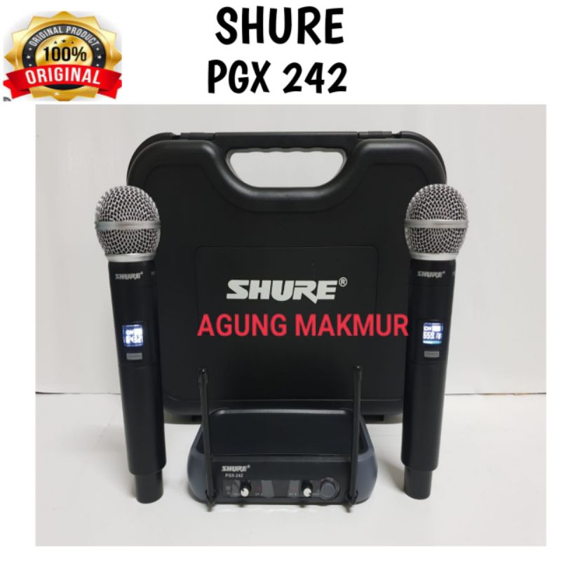 Mic Wireless Shure PGX 242 - Mic wireless Shure PGX242