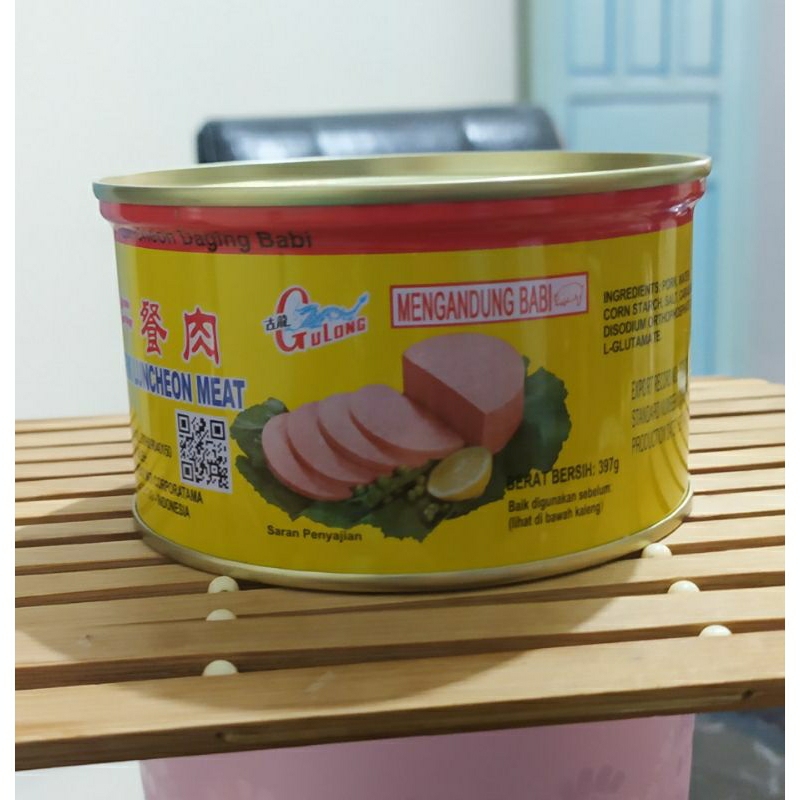 

Maling Gulong Canned pork Luncheon Meat 397gr
