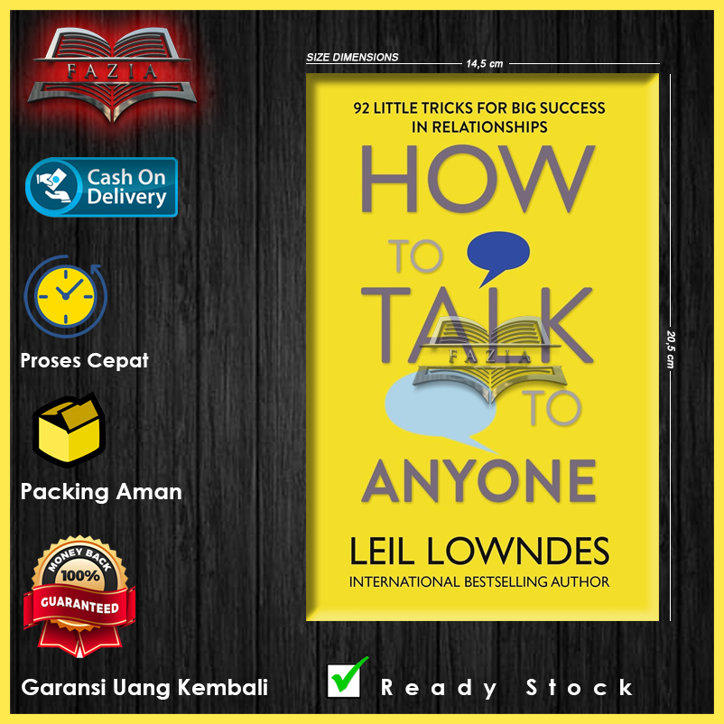 How to Talk to Anyone by Leil Lowndes (English/Indonesia)