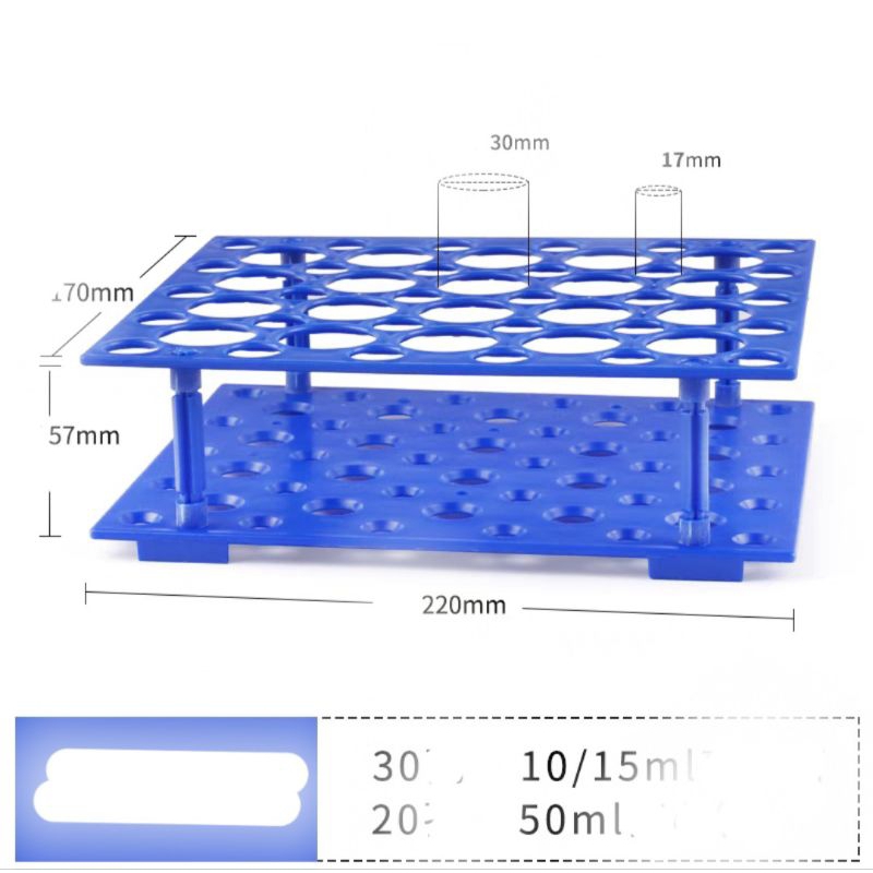 Rak tabung falcon Centrifuge tube rack 15 ml dan 50 ml