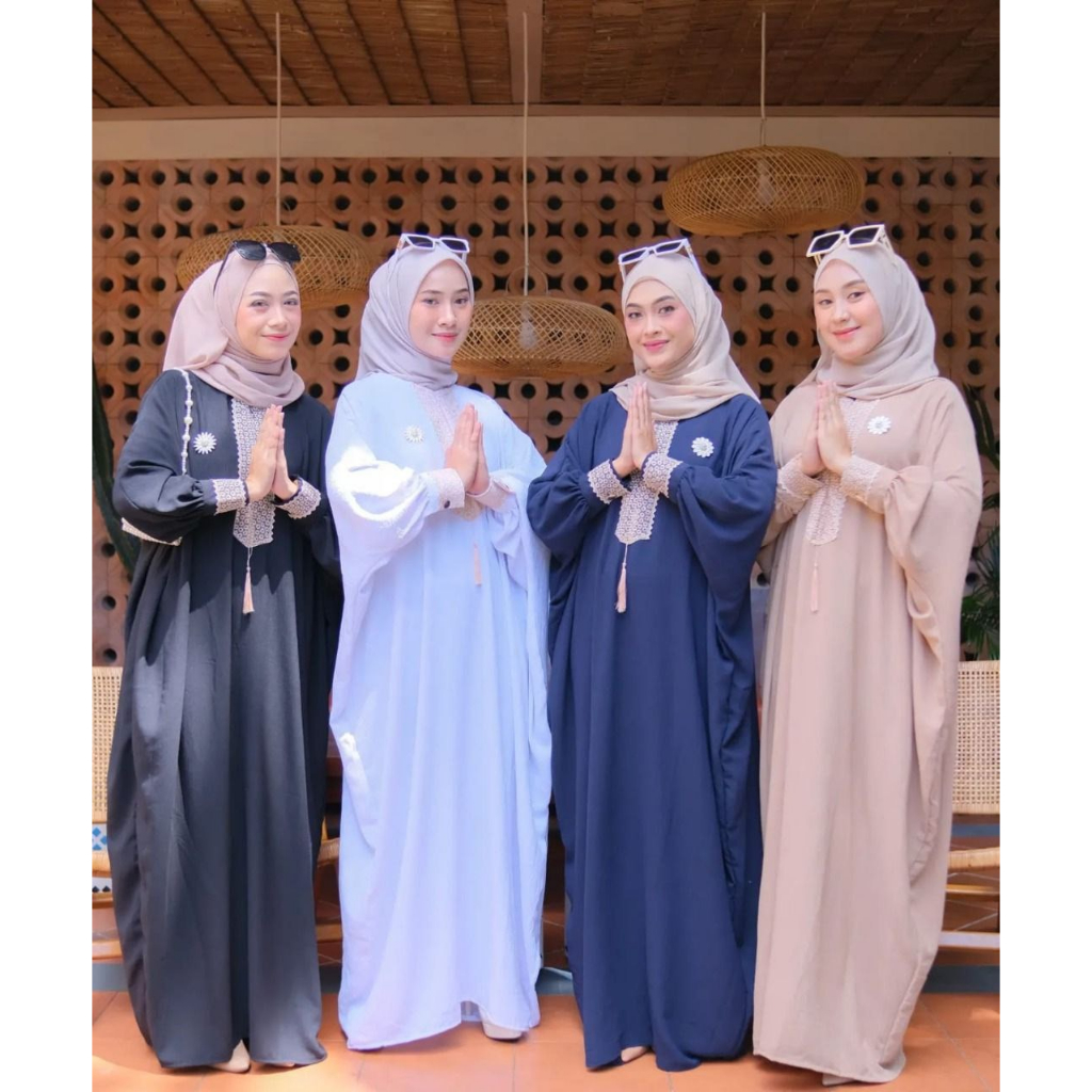 Ameera dress gamis wanita gamis ameera abaya wanita