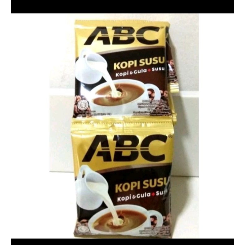 

Kopi ABC gula+kopi+susu 10 pcs