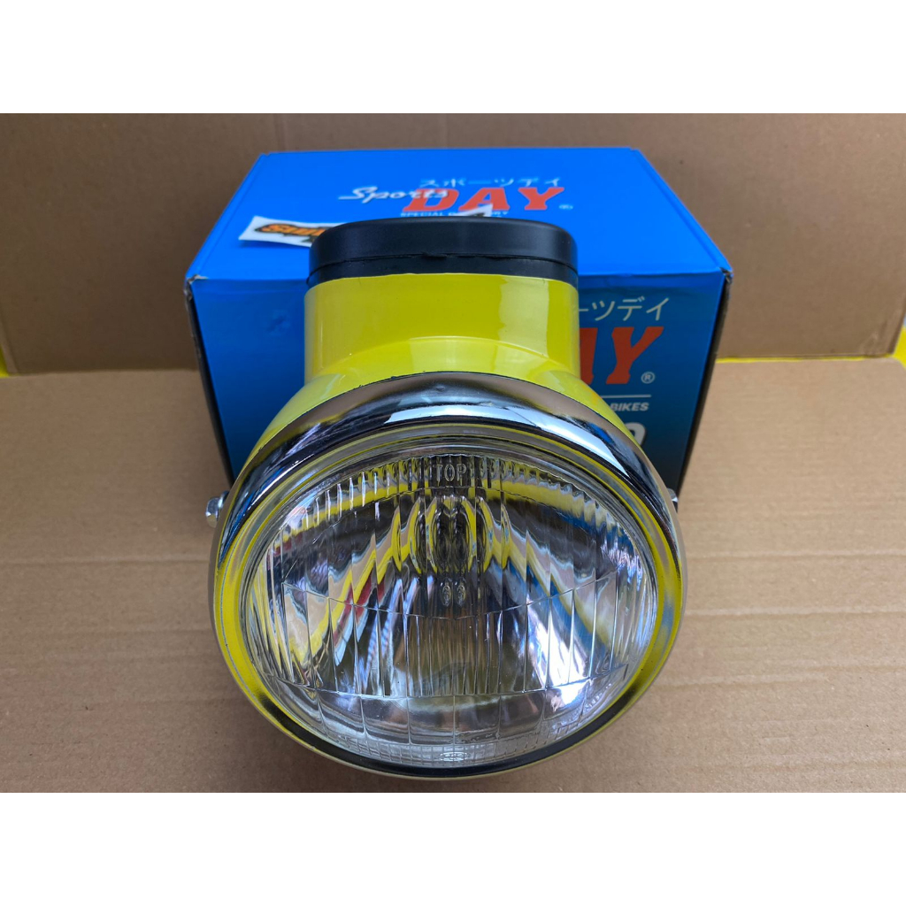 BATOK CD DAY BATOK LAMPU CD IMPORT REFLEKTOR LAMPU CD 90 KUNING SET SPIDO 5.75 INCH PNP DAYMAKER UNT