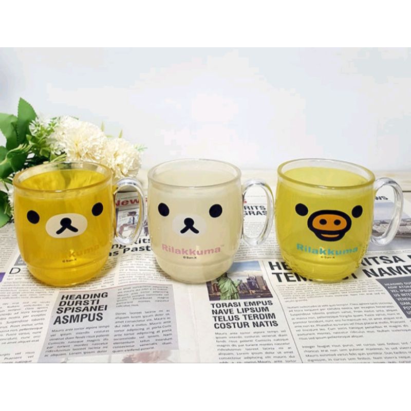 Rilakkuma gelas ORI Korea(harga yang tertera per satu gelas)