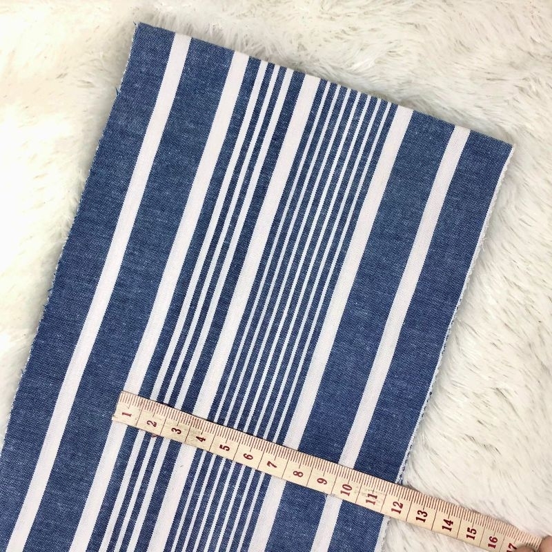 Kain katun salur 208122 navy