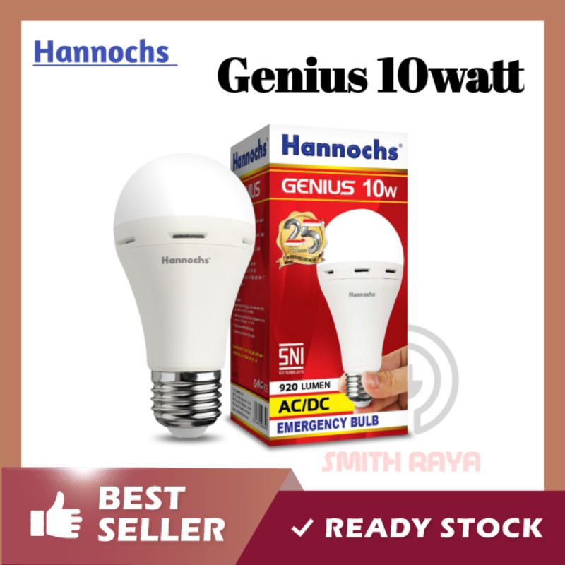 Hannochs emegency LED 10watt AC/DC Genius