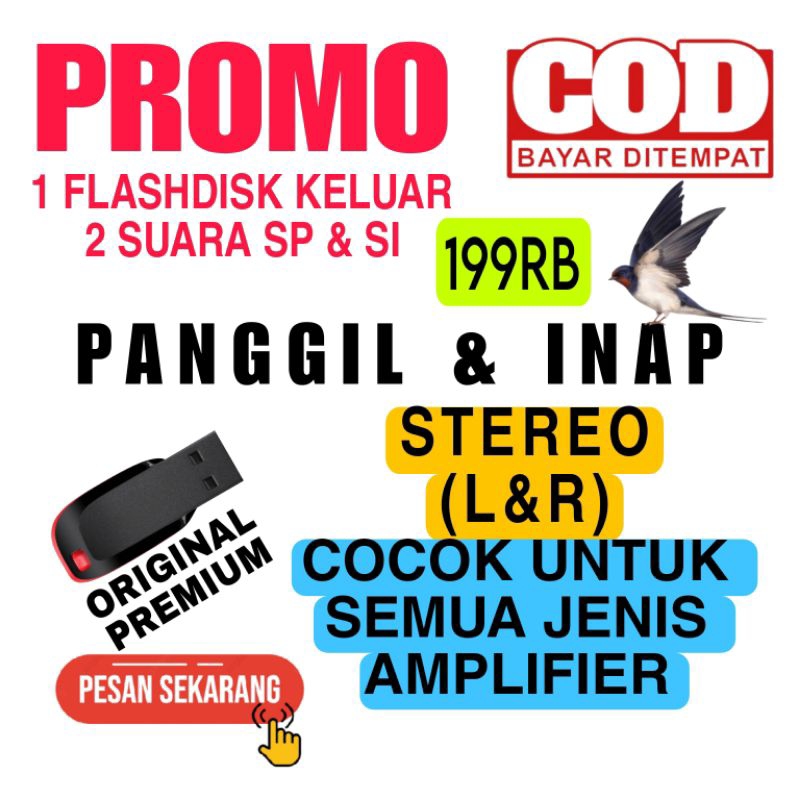 SUARA WALET PANGGIL & INAP STEREO (SUARA WALET INDUK+BIRAHI+ANAKAN)