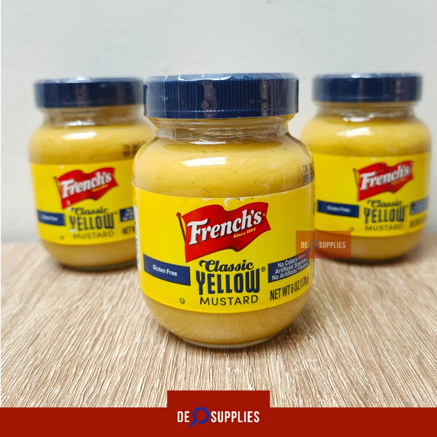 

French's Mustard Classic Yellow 170gr - Saus Mustard Burger Hotdog USA