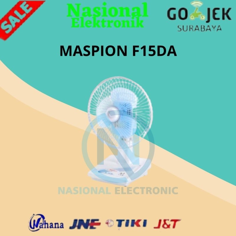 MASPION F 15 DA KIPAS ANGIN/ DESK FAN MASPION F15DA/DESK FAN F 15DA MASPION/DESK FAN MASPION F-15DA/