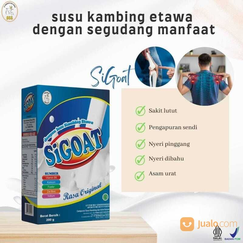 

SIGOAT SUSU KAMBING ETAWA ISI 200 GRAM