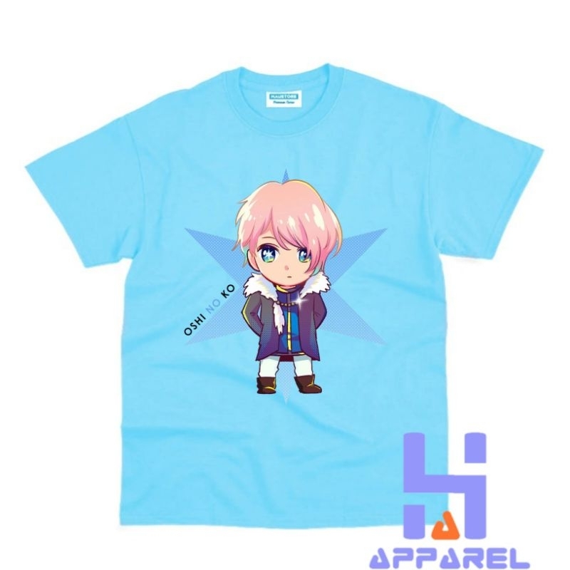 BAJU ANAK KAOS ANAK OSHI NO KO HOSHINO AQUAMARINE