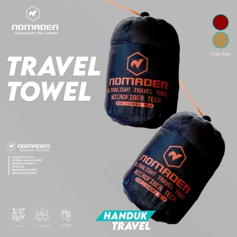 Handuk Travelling Microfiber Nomaden