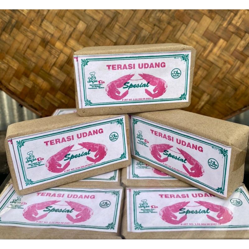 

(Sakera) 3 pcs Terasi udang Asin Madura special Besar