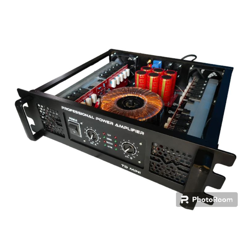 POWER AMPLIFIER RAKITAN 10 AMPER CT 45-50 vac 2U SPEK BALAP MODEL BUILD UP + FREE PEKING KAYU