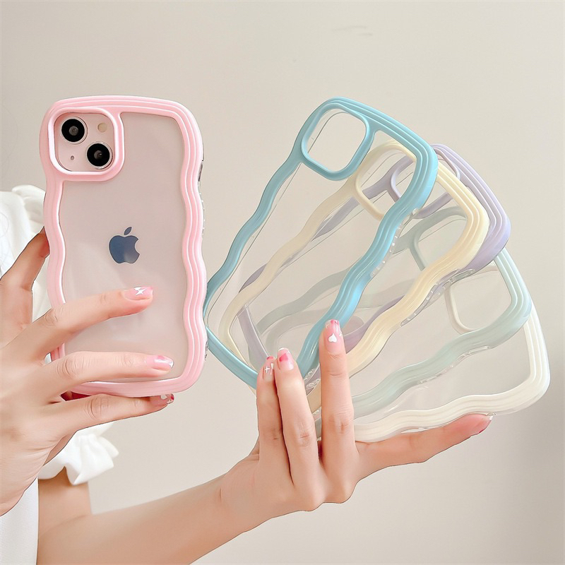 RCI025 case casing handphone wave case 2 in 1 ip 7 8 7+ 8+ x xs xr xsmax 11 11pro 11promax 12 12pro 