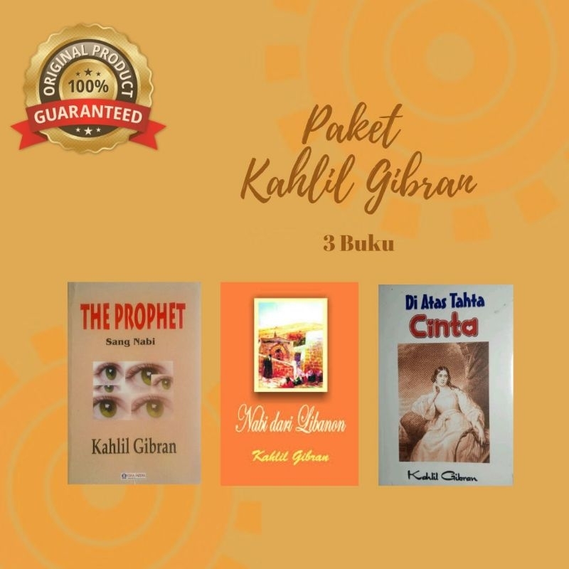 Paket Kahlil Gibran (3 buku)